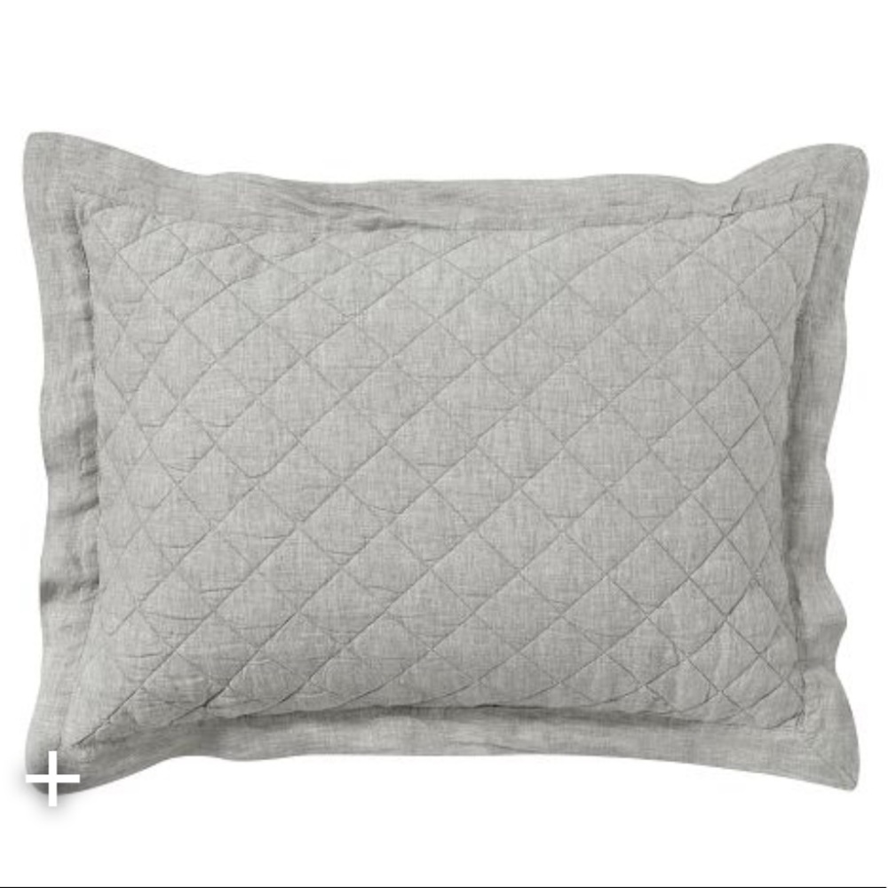 Pottery Barn Belgian Flax Linen Flagstone Sham